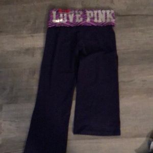 Pink yoga pants